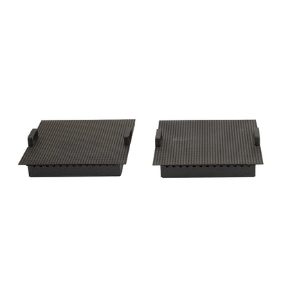 Blue Sky Outdoor Living Rectangle Steel Peak Smokeless Patio Fire Pit, Black