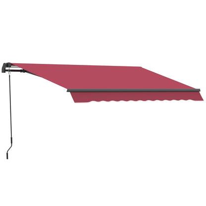 DUOSONG Outsunny 9Ft Patio Umbrella With Push Button Tilt And Crank, Ruffled Outdoor Market Table Umbrella With Tassles And 8 Ribs, For Garden, Deck, Pool, Tan Tan Polyester Garden & Outdoor Canopies