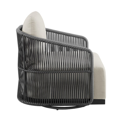 Henredon Annalise Outdoor Patio Swivel Lounge Chair