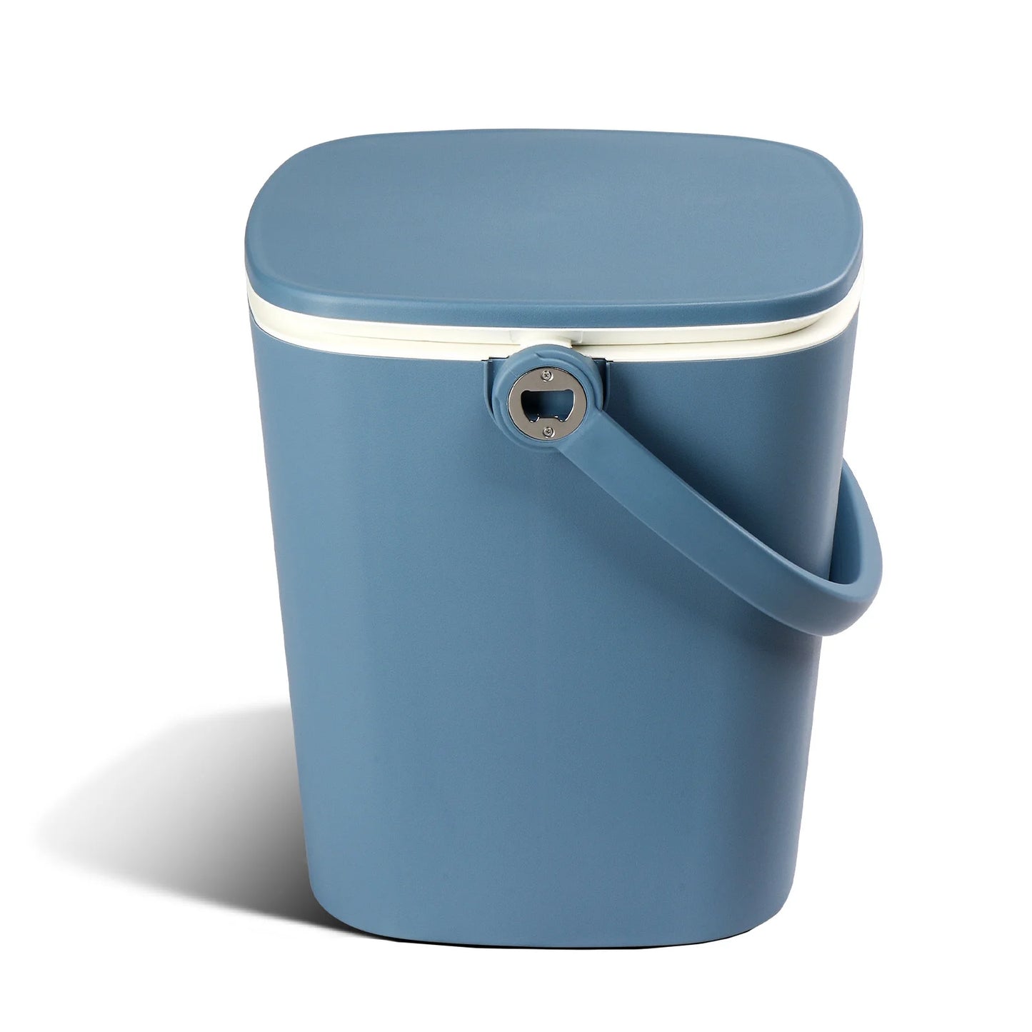 Outdoor Cooler Table,4 Gallon Portable Modern Cooler Side Table with Handle,All-Weather Resistant Patio Furniture Cooler Ice Cool Bar for Camping,Picnic, Beach,Pool,Party