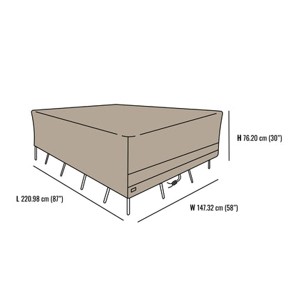 Outdoor Rectangular Patio Table Set Cover