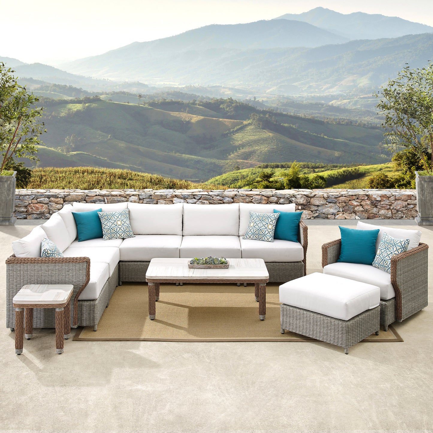 Sirio Richmond 10-piece Outdoor Patio Seating Set