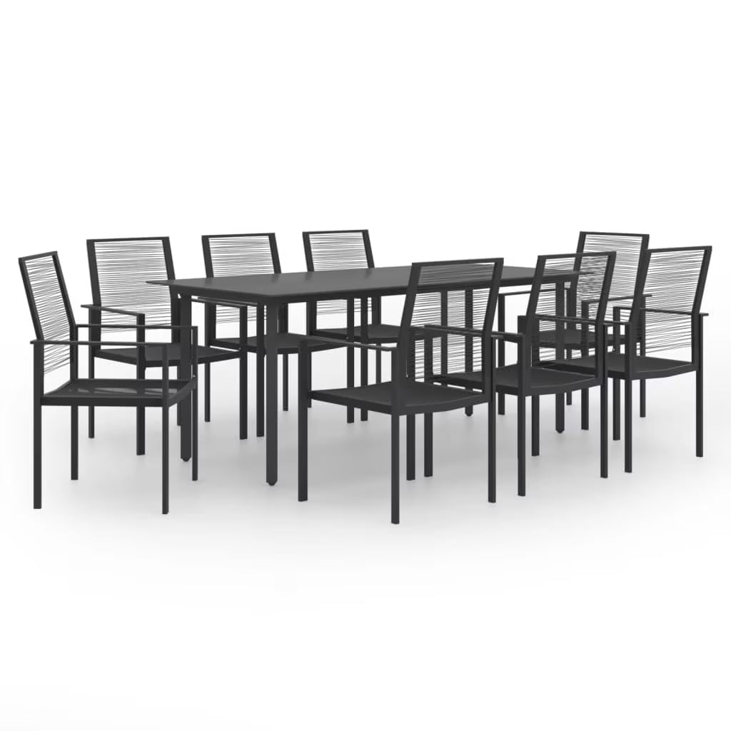 vidaXL Patio Dining Set Garden Outdoor Table and Chair Furniture 7/9 Piece