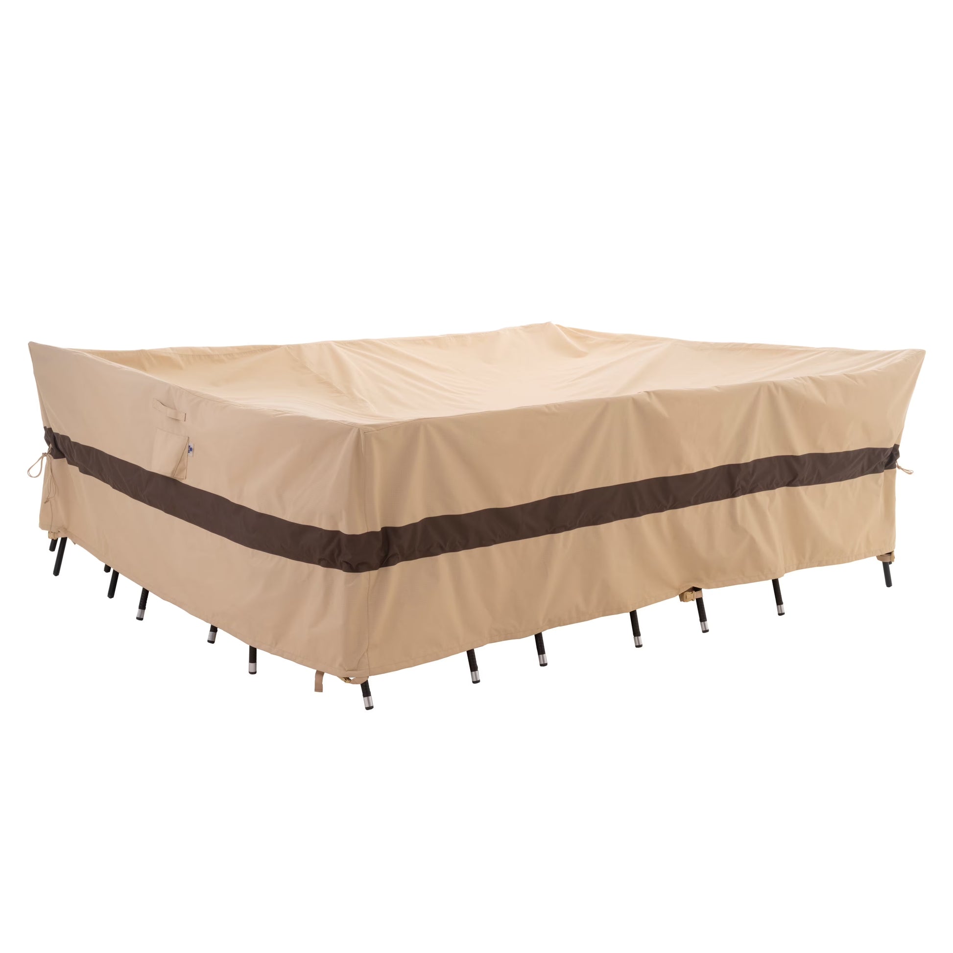 WJ-X3 X Large Waterproof Patio Outdoor Rectangular Table Cover, 136" W x 88" D x 36" H