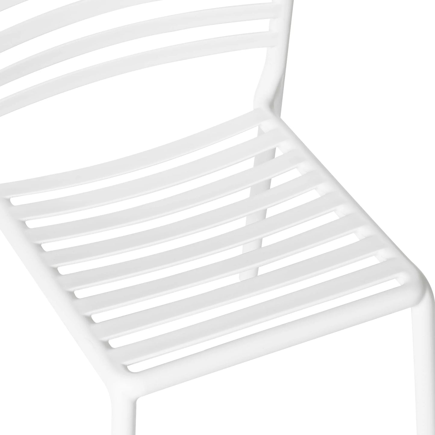 WestinTrends Playa 3-Piece Outdoor Metal Round Dining Table Set With Stackable Resin Patio Dining Chairs, White