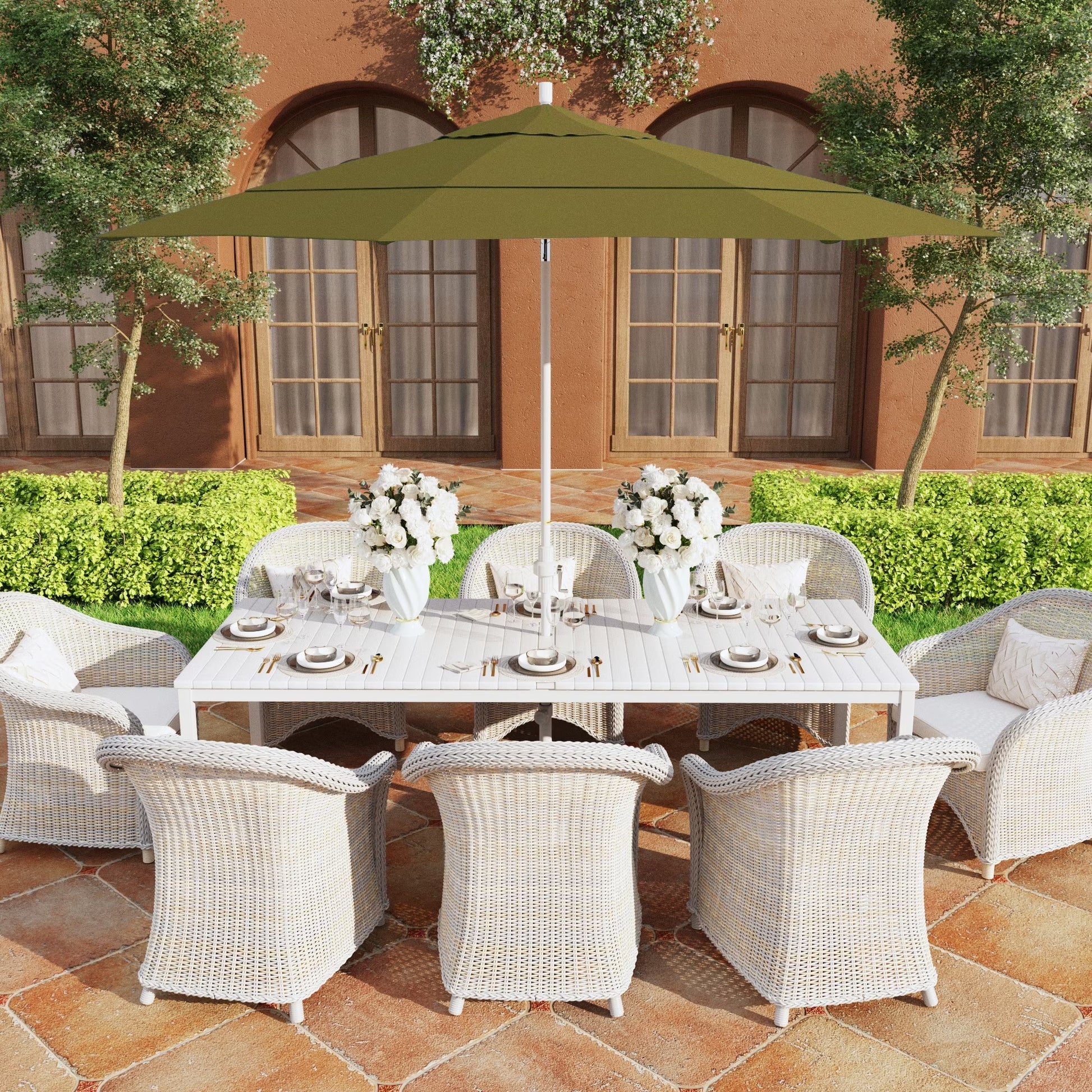 California Umbrella 11' Patio Umbrella in Spectrum Indigo
