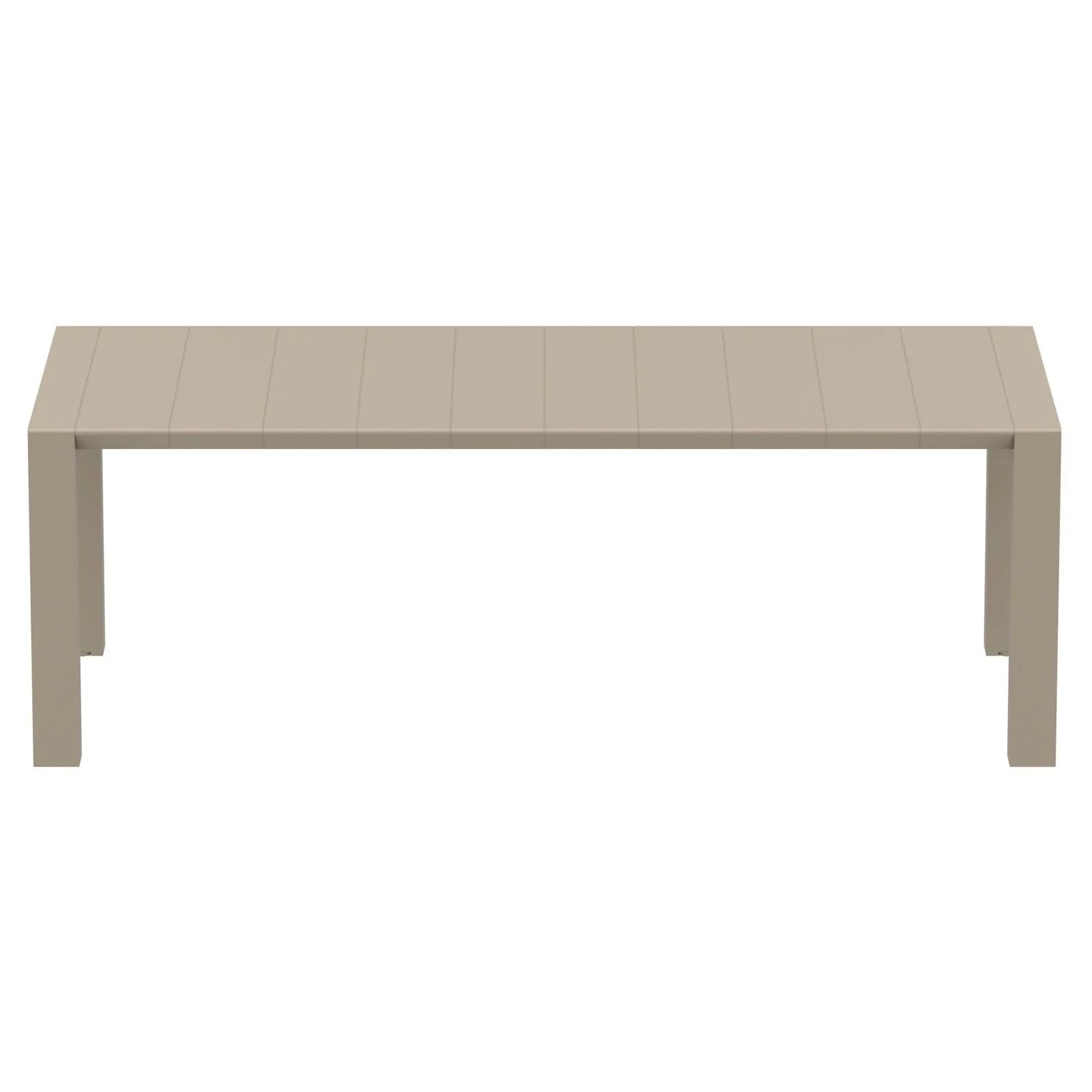 Compamia Vegas 70-86 in. Extendable Polypropylene Patio Dining Table