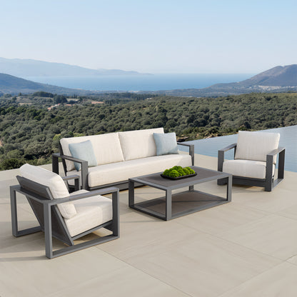 Veranda Classics Milan 4-piece Deep Outdoor Patio Seating Set