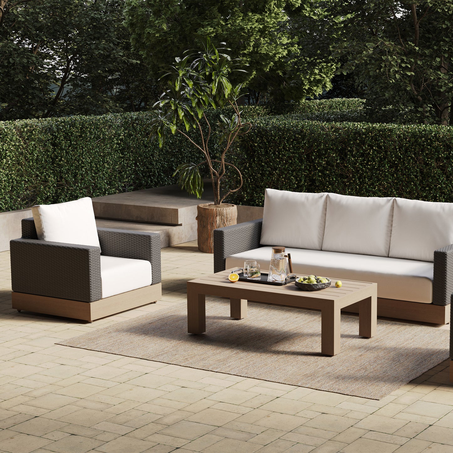OTTA Outdoor Laurel 4-piece Outdoor Patio Seating Set