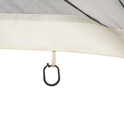 CoSoTower 10' X 13' Replacement Mesh Sidewall Netting for Patio Gazebos and Canopy Tents with Zippers (Sidewall Only), Cream