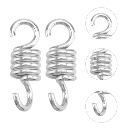 Nuolux Spring Hammock Swing Heavy Duty Hooks Chair Hanging Porch Springs Swings Patio Partskit Hanger Ceiling Mount Hook