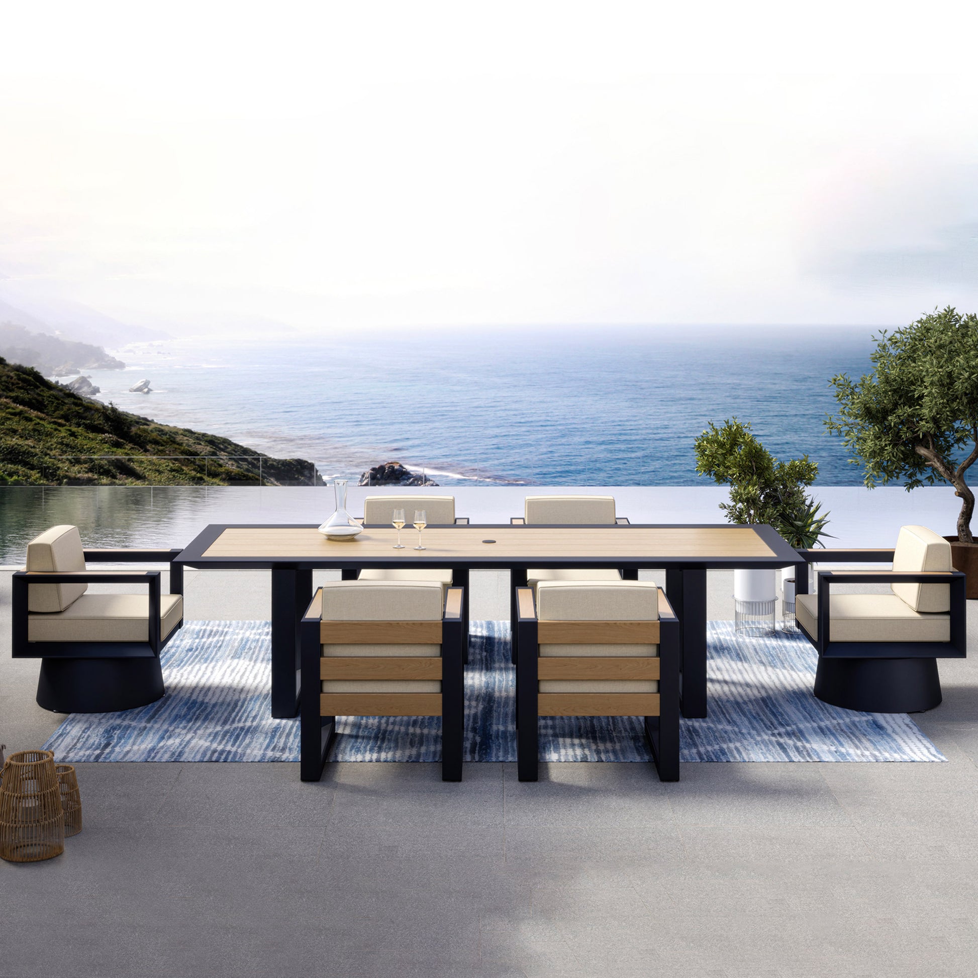 Mirador Sanibel 7-piece Outdoor Patio Dining Set