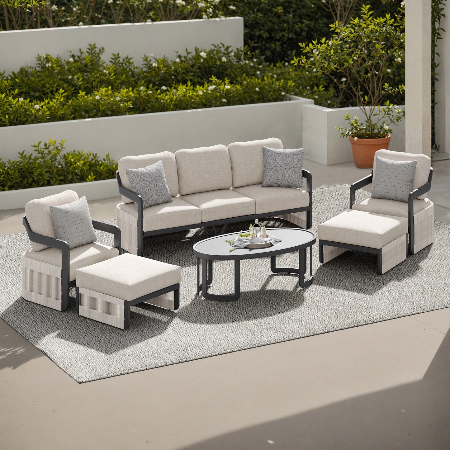 Sirio Malta 6-piece Outdoor Patio Seating Set