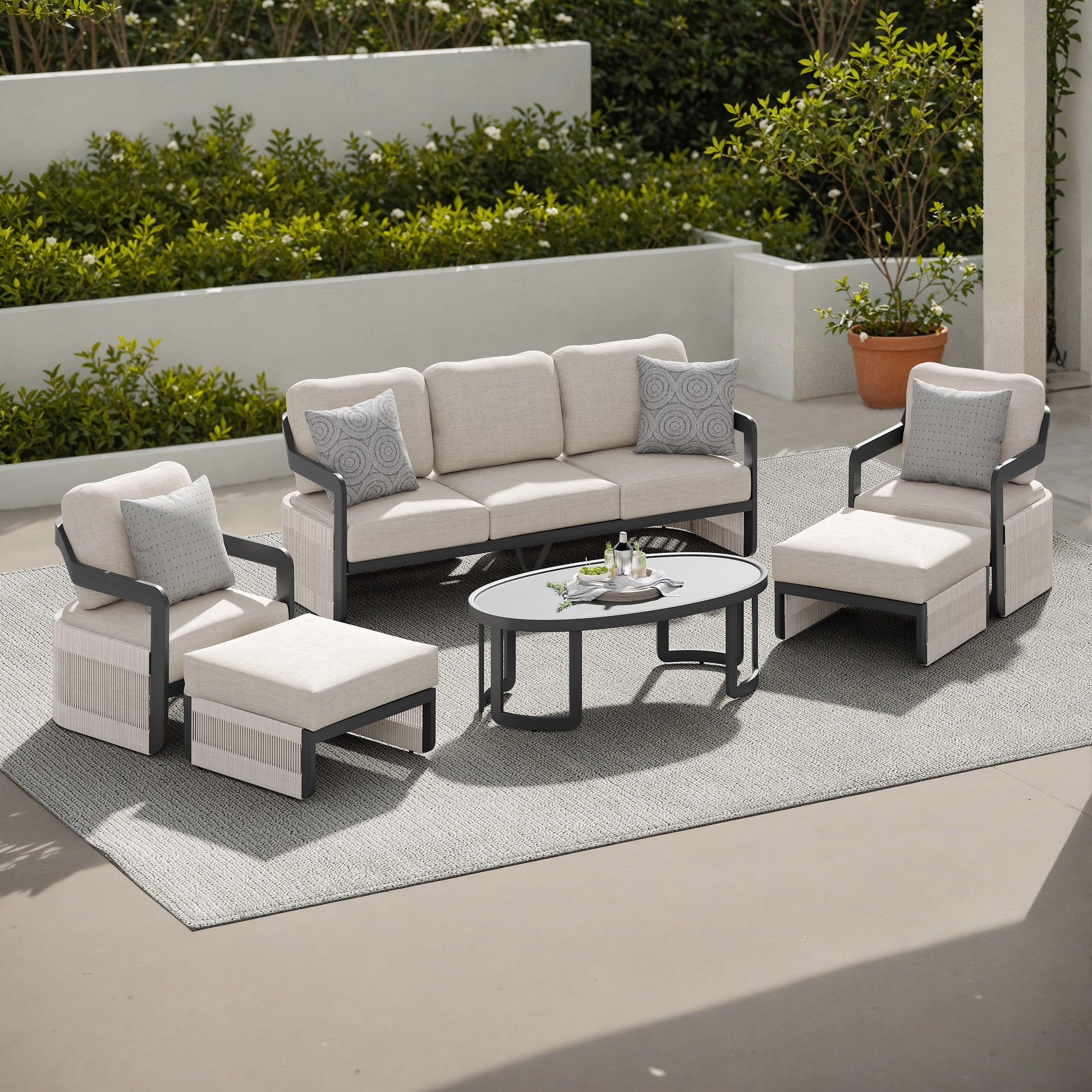Sirio Malta 6-piece Outdoor Patio Seating Set