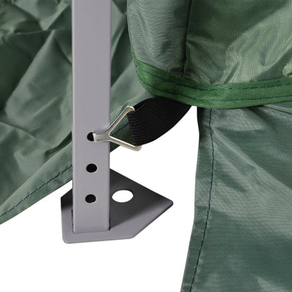 CoSoTower Slant Leg Pop Up Tent with Netting and Carry Bag, Instant Sun Shelter, Tents for Parties, Height Adjustable, for Outdoor, Garden, Patio, (11.5'X11.5' Base/10'X10' Top), Green