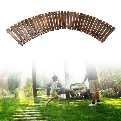 koolsoo Wooden Garden Pathway Beach Boardwalk Yard Patio Path for Garden Party Patio
