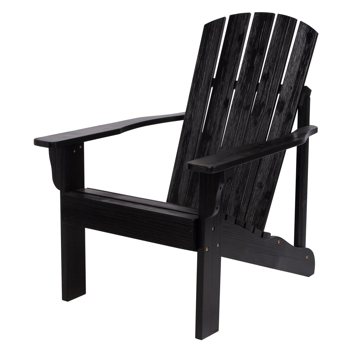 Shine Company Traditional Cedar Wood Patio Firepit Adirondack Chair in Beige