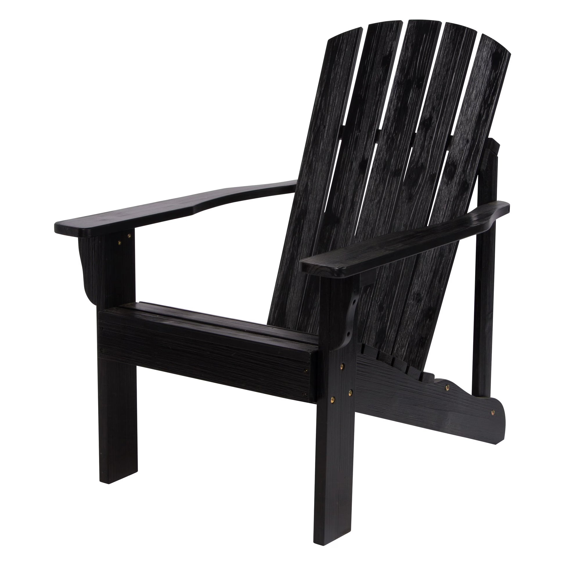 Shine Company Traditional Cedar Wood Patio Firepit Adirondack Chair in Beige
