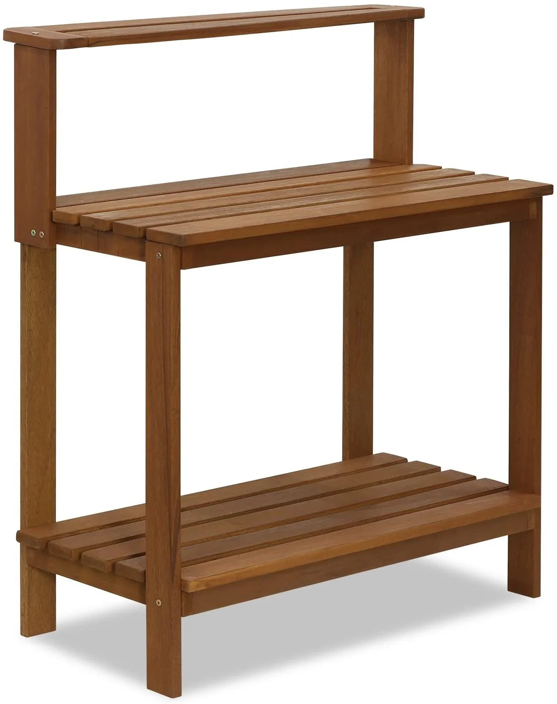 LiTian FG17478 Tioman Outdoor Patio Furniture Hardwood Potting Bench, Natural