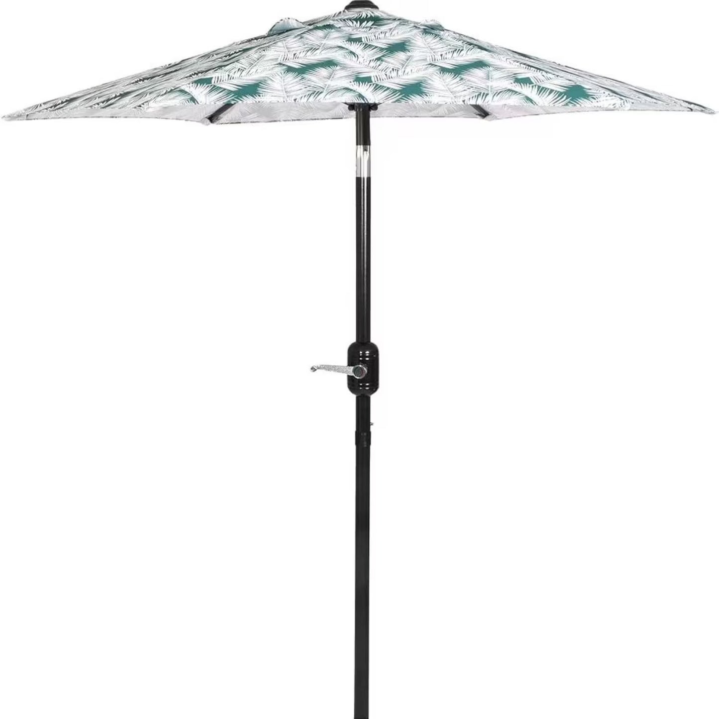 6 Ft Outdoor Patio Umbrella, Easy Open/Close Crank and Push Button Tilt Adjustment, Market Umbrellas