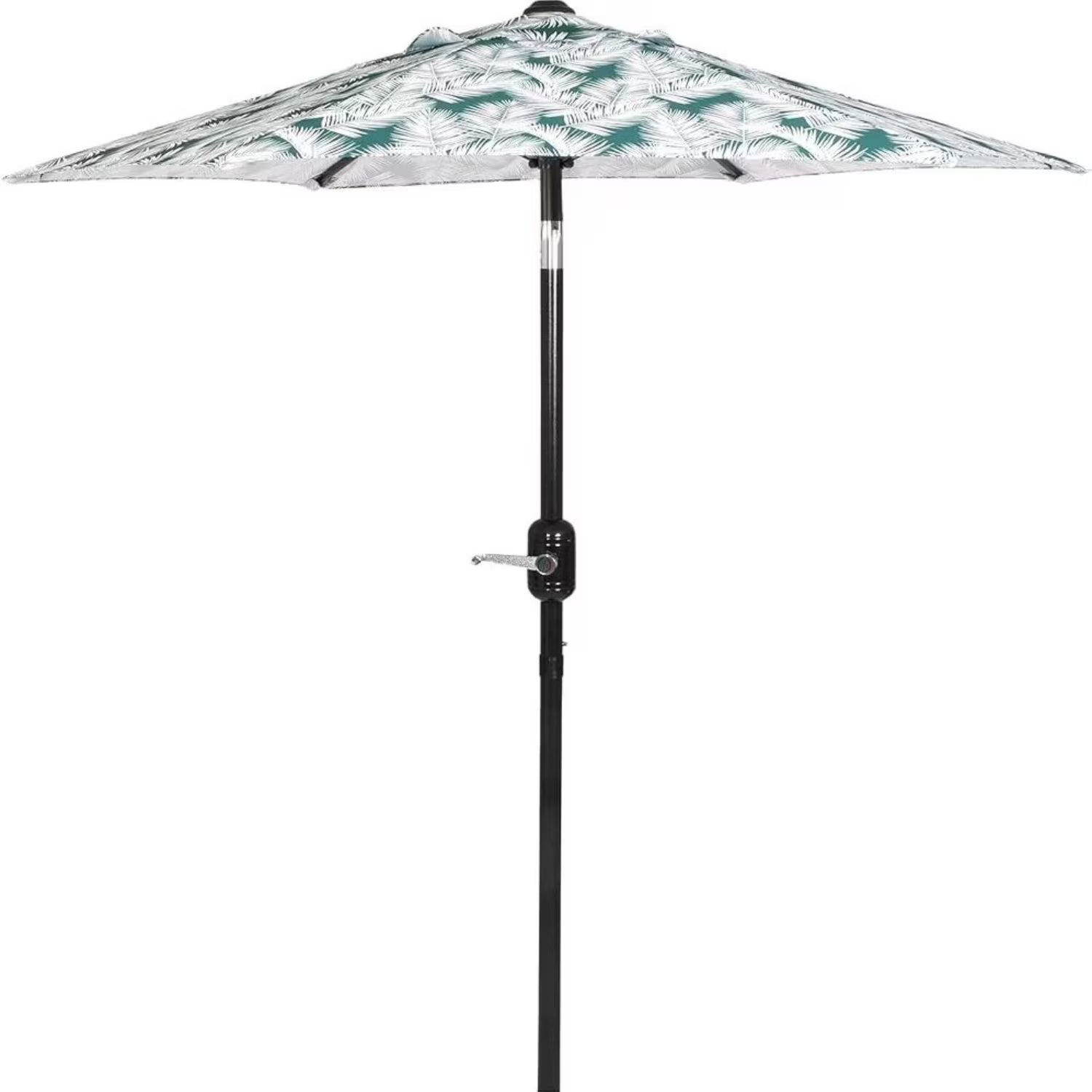 6 Ft Outdoor Patio Umbrella, Easy Open/Close Crank and Push Button Tilt Adjustment, Market Umbrellas