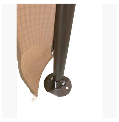ABBA Patio 10x10 Gazebo Replacement Canopy - RipLock 500 - Beige