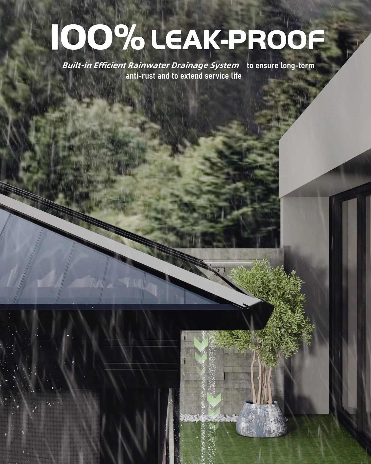 TROPOW Gazebos for Gardens,All Seasons Gazebos,Hardtop Gazebo 10'x13' for All Weather, Double Polycarbonate Sheets Roof, Aluminum Alloy Frame, Net, and Curtain, Permanent Building for Patio,Gray