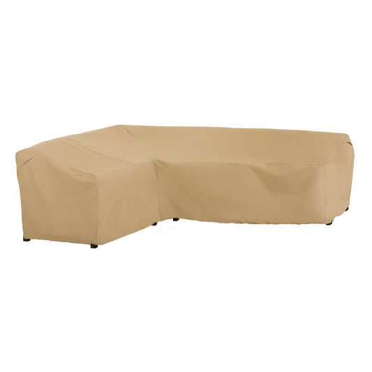 Classic Accessories Terrazzo Water-Resistant 104 Inch Patio Left-Facing Sectional Lounge Set Cover