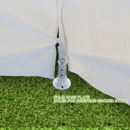 10'x30' Outdoor Canopy Gazebo Patio Wedding Tent Party Pavilion 5-Windows