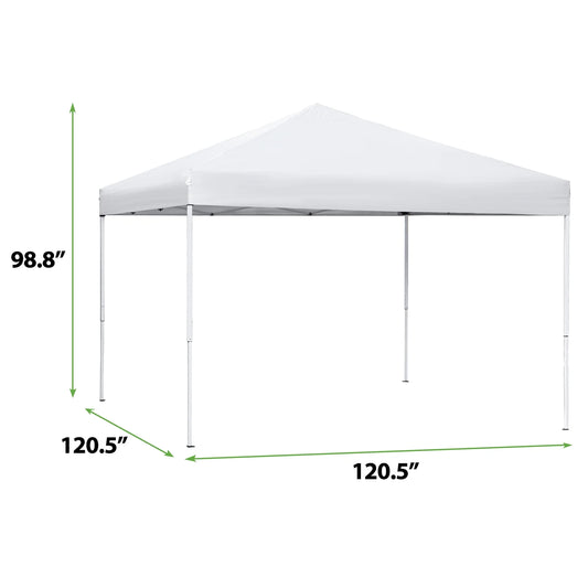 RONG-3 Pop Up Canopy, Outdoor Instant Canopy Tent Slant Legs with Carrying Bag, Portable Gazebo Shelter for Wedding Party,Commercial Event,Patio,Garden,Beach