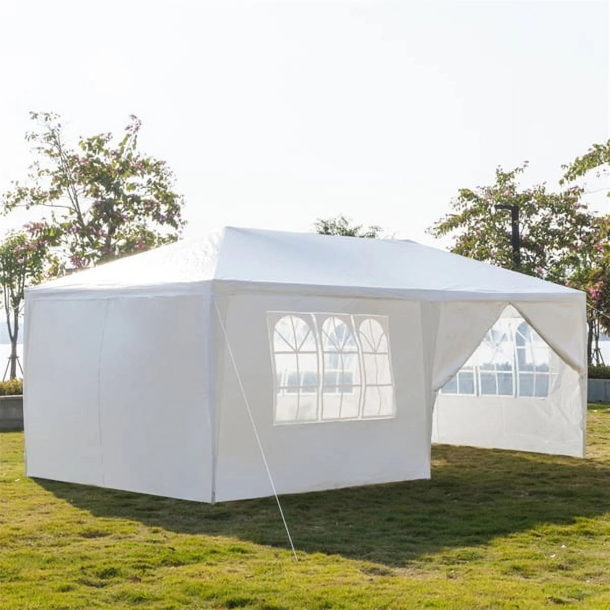 Mother's Day Sales - 10' x 20' Party Tent,Portable Wedding Party Tent,Patio Parties Tent BBQ Shelter Canopy Gazebo for Outdoor Events(10'x20' w/6 sidewalls)