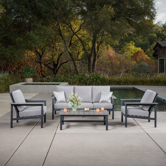 SunVilla Citadel 4-Piece Outdoor Patio Seating Set