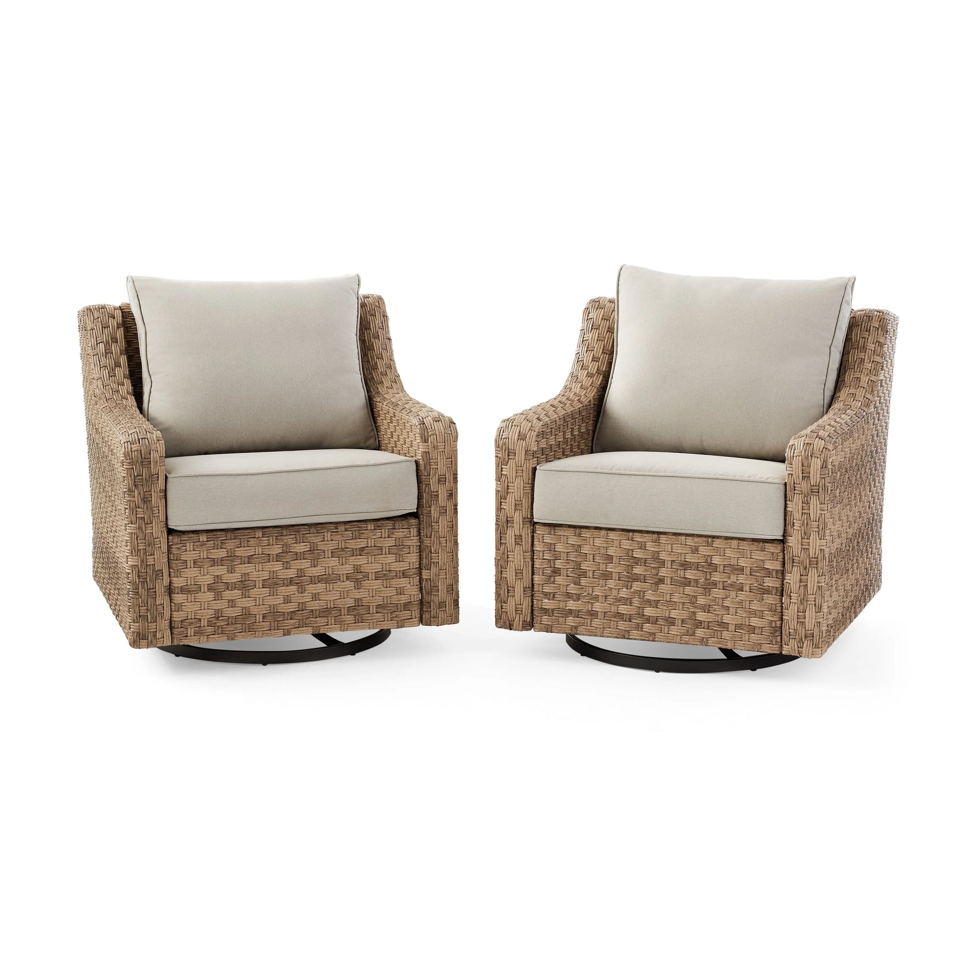 Better Homes & Gardens River Oaks 2-Piece Swivel Gliders with Patio Covers