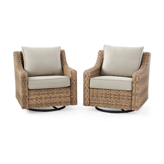 Better Homes & Gardens River Oaks 2-Piece Swivel Gliders with Patio Covers
