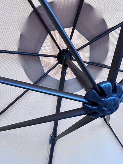 Garden Winds Replacement Canopy Top Cover Compatible with The Abba Patio 11' Round Umbrella - RipLock 350