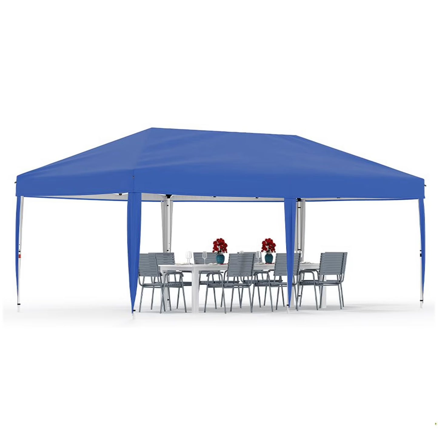 Arigeas Pop Up Canopy Tent 10'x10' with Adjustable Height, Easy Outdoor Sun Shade Shelter for Party, Event, Patio