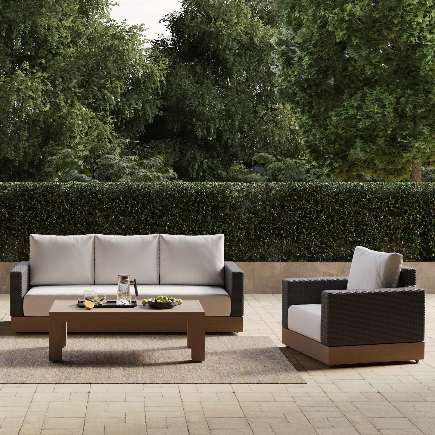 OTTA Outdoor Laurel 4-piece Outdoor Patio Seating Set