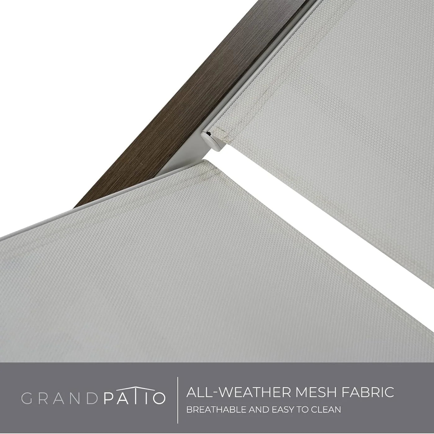 Grand Patio Steel 4 Adjustable Position and Portable Wheels Outdoor Chaise Lounge - Set of 2