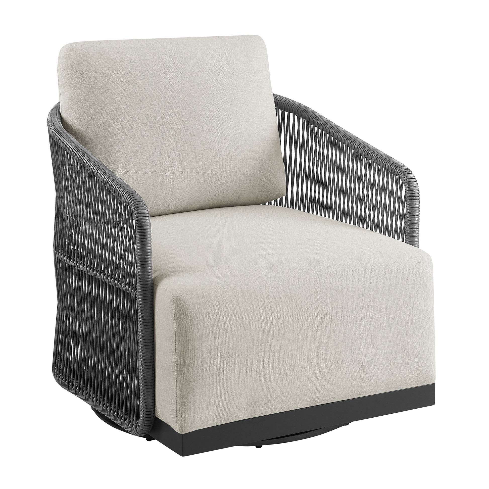 Henredon Annalise Outdoor Patio Swivel Lounge Chair