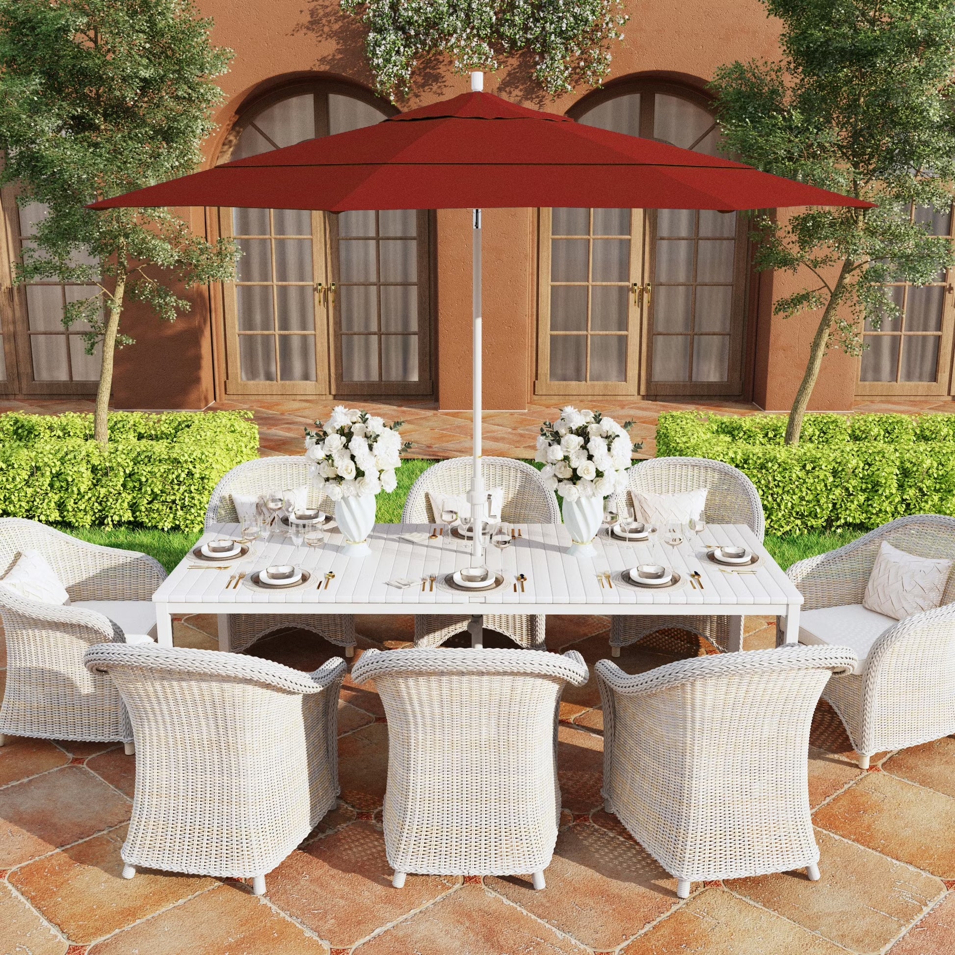 California Umbrella 11' Patio Umbrella in Spectrum Indigo