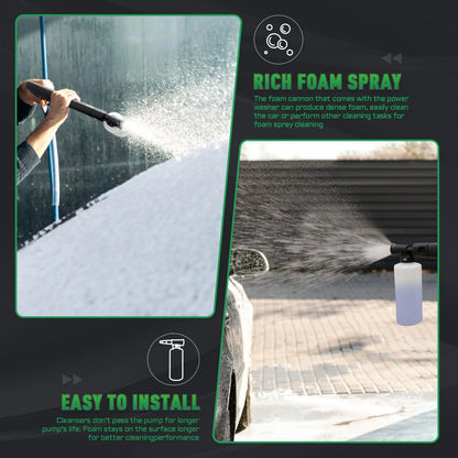 Electric Pressure Washer 5000PSI-Max 3.2GPM Electric Power Washer with Touch Screen 3 Levels of Adjustment Effortlessly Car Water Washer for Home Patio