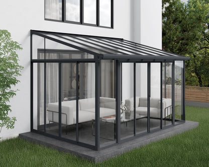 Palram - Canopia SanRemo 10' x 14' Patio Enclosure - Gray/Clear