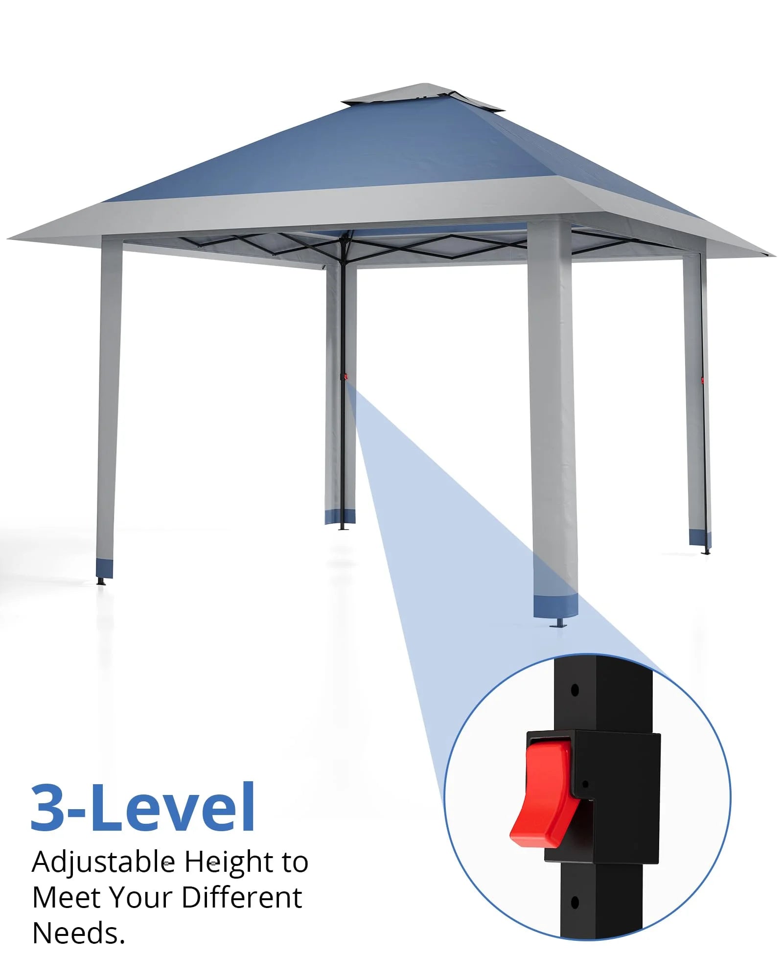 Accreate 13' X 13' Outdoor Patio Gazebo,Outdoor Canopy Tent with Mosquito Netting,Backyard Tent for Party, Wedding, Outdoor Dining, Patio, Backyard