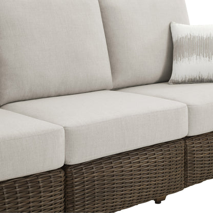 Thomasville Barston 4-piece Outdoor Patio Seating with Kick-out Foot Rests