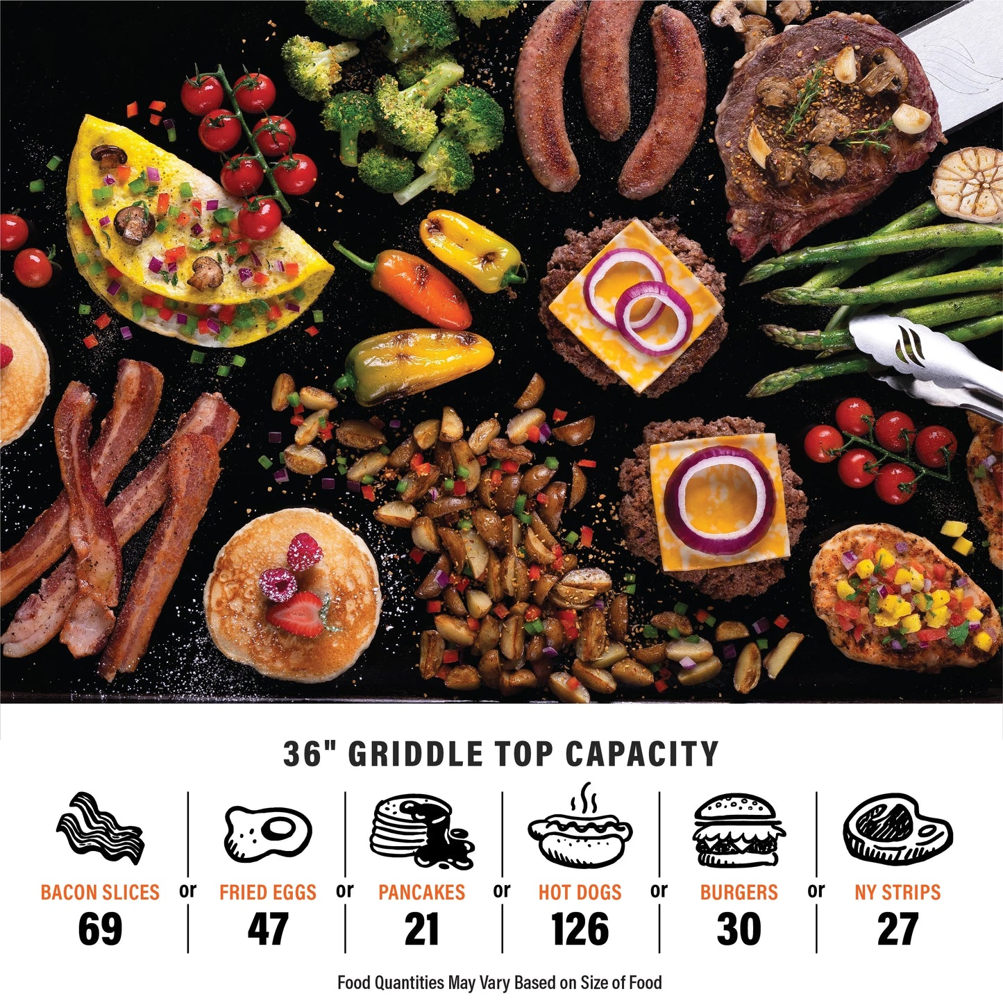 Blackstone Patio Series 4-Burner 36" Griddle with Air Fryer