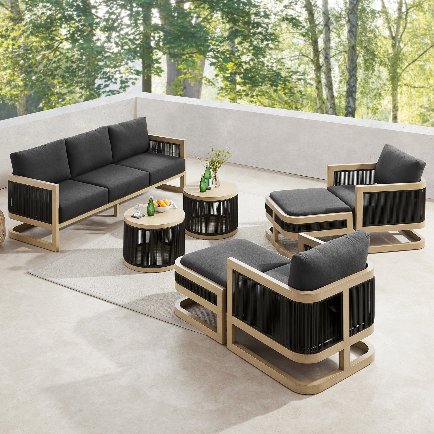 Sirio Atlas 7-piece Outdoor Patio Seating Set