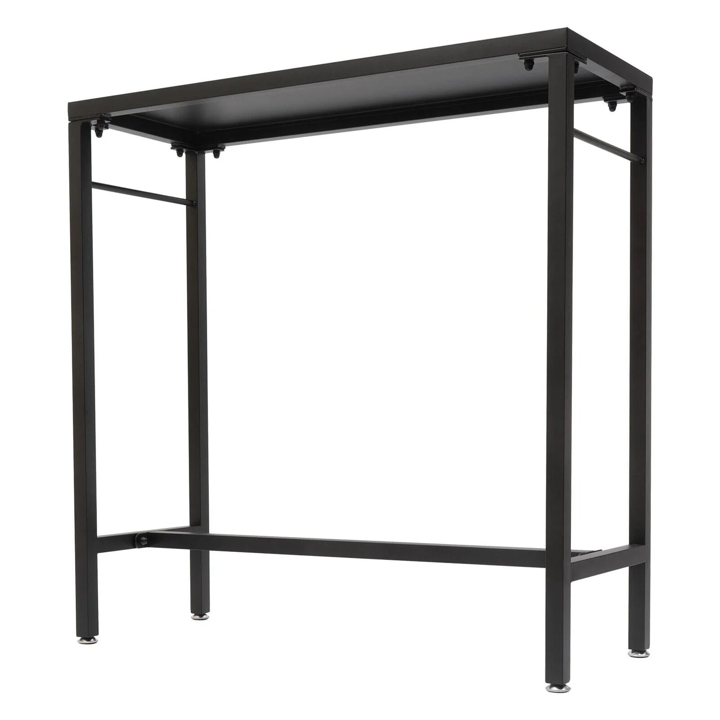 Outdoor Bar Table - 39" Narrow Rectangular Bar Height Pub Table, Tall Bar Height Table Sturdy Metal Frame Tall Table Counter with Feet, for Patio, Balcony, Dinning Room,Garden