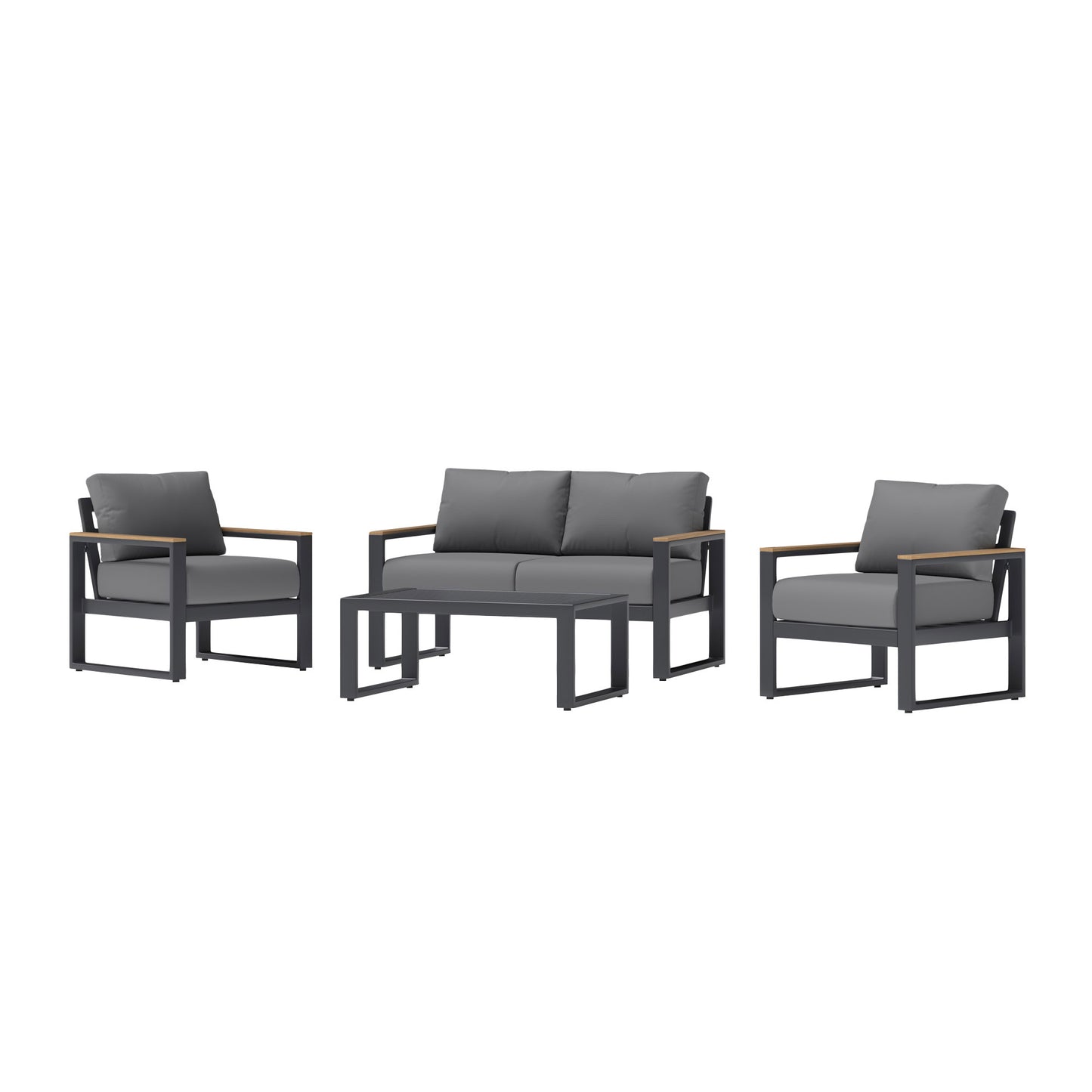 Sierra 4-piece Outdoor Patio Seating Set