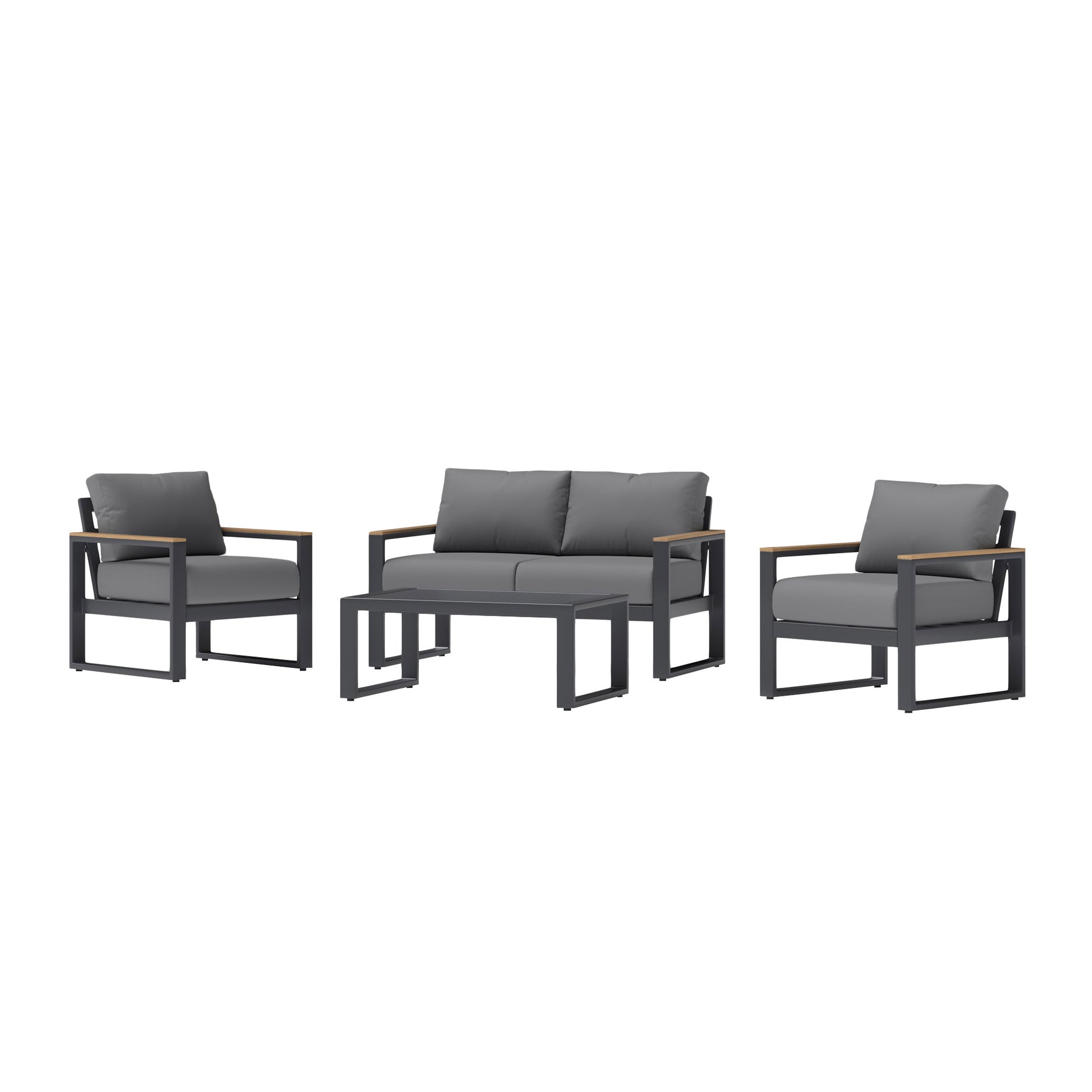 Sierra 4-piece Outdoor Patio Seating Set