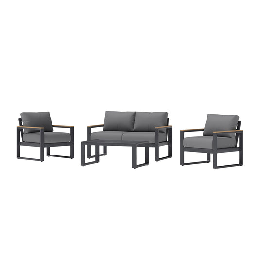 Sierra 4-piece Outdoor Patio Seating Set